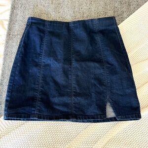 Free People Denim Mini Skirt
